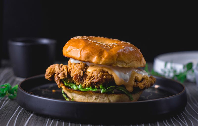 Classic Hot Slider at Dave's hot chicken