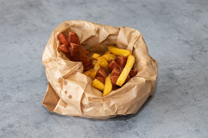 Spicy Seasoned Fries at Dave's hot chicken