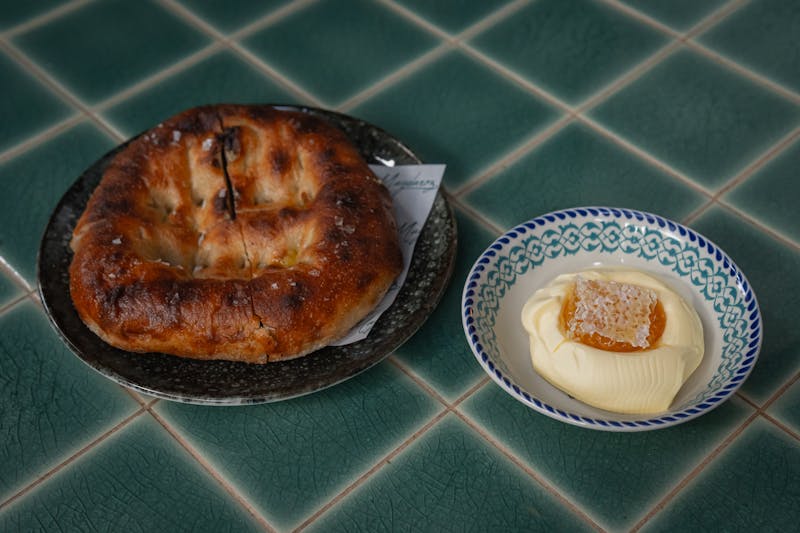 Honey Butter Biscuits at Dave's hot chicken